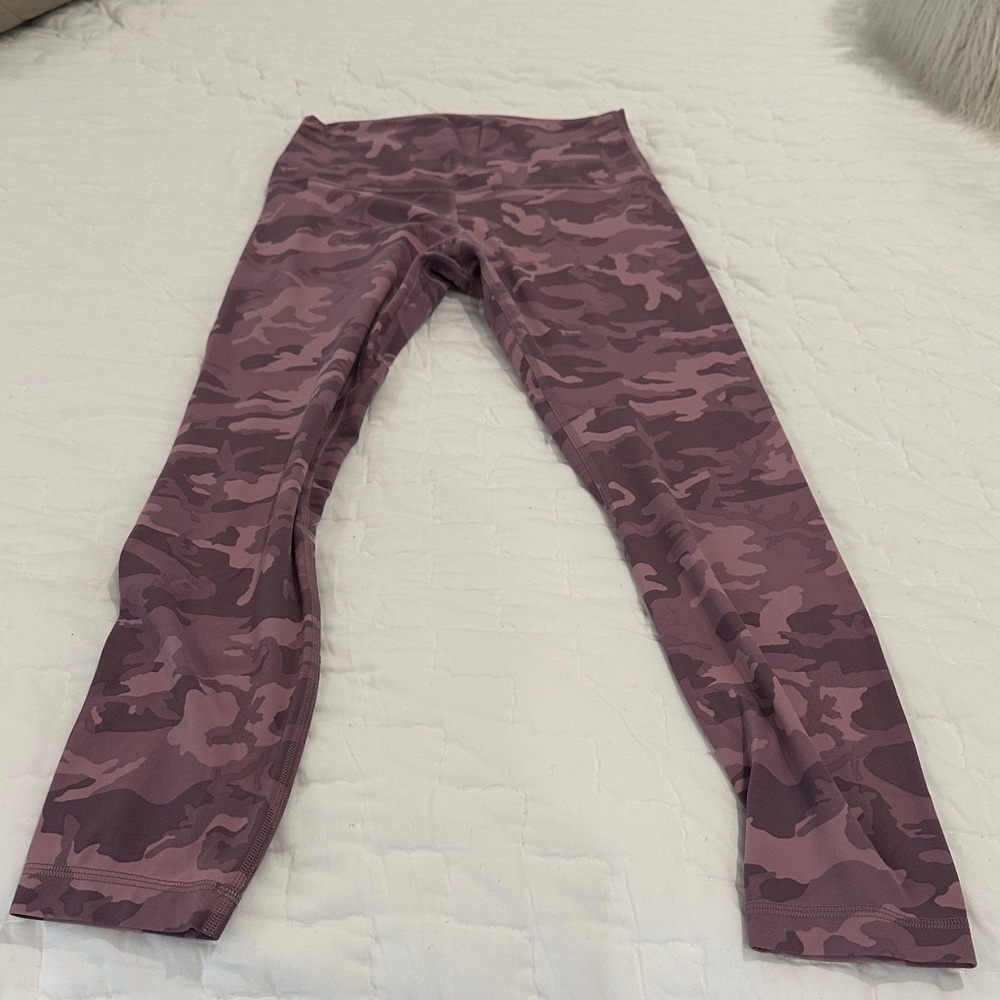 lululemon athletica Pink Camouflage Align Leggings